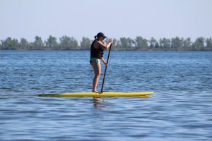 Paddle boarding