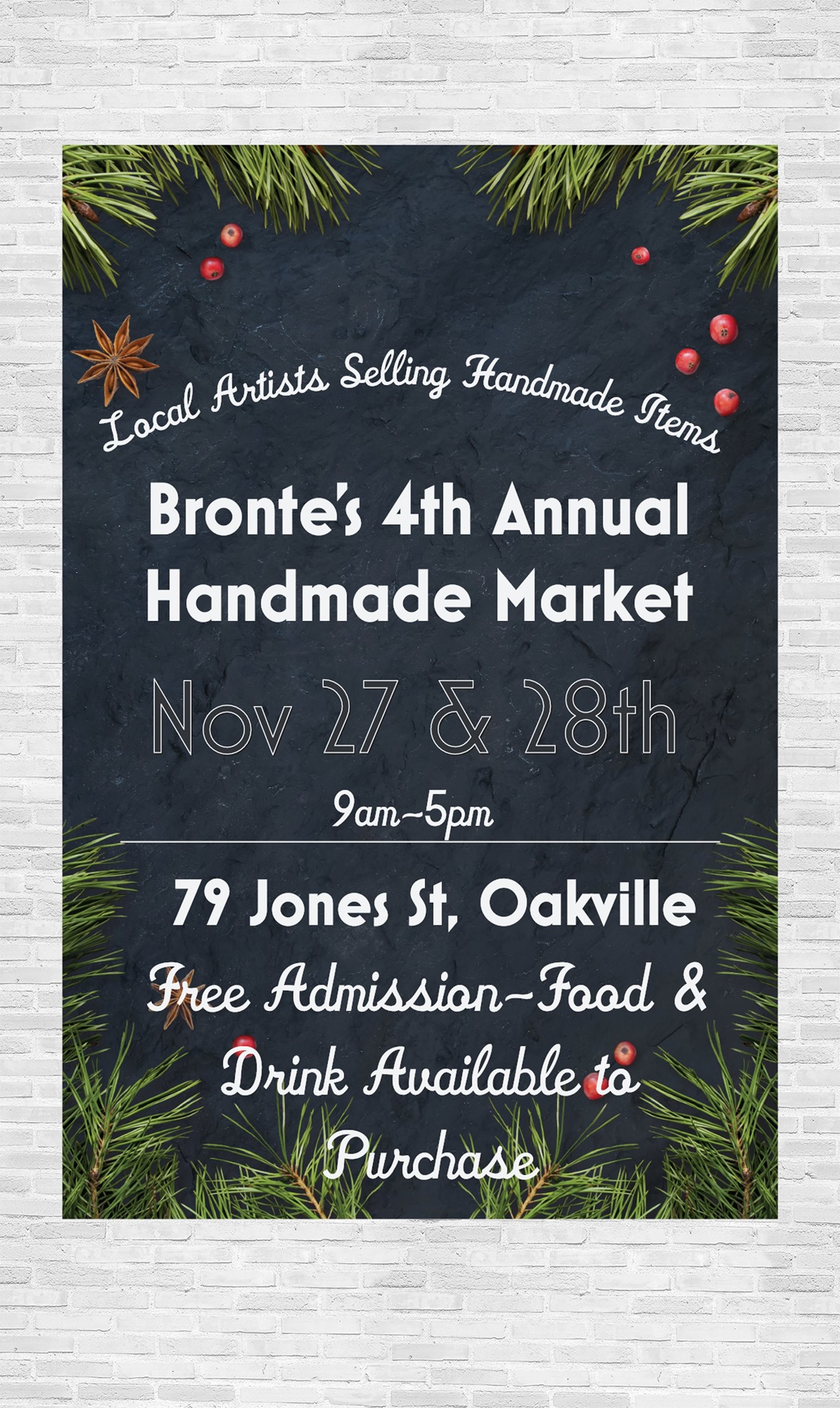Bronte's 4th Annual Handmade Market