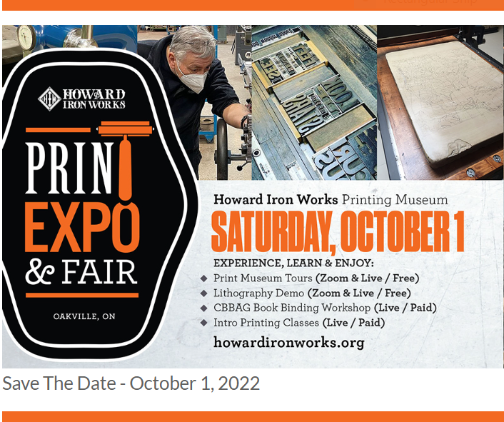 Print Expo & Fair 2022 at Howard Iron Works Printing Museum