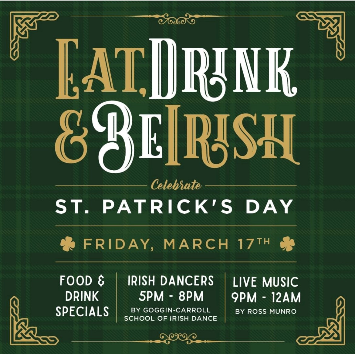 Eat, Drink and be Irish