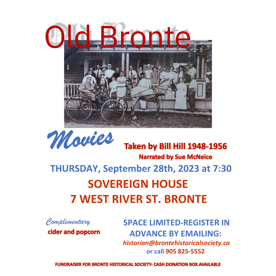 Bronte Historical Society Movie Night