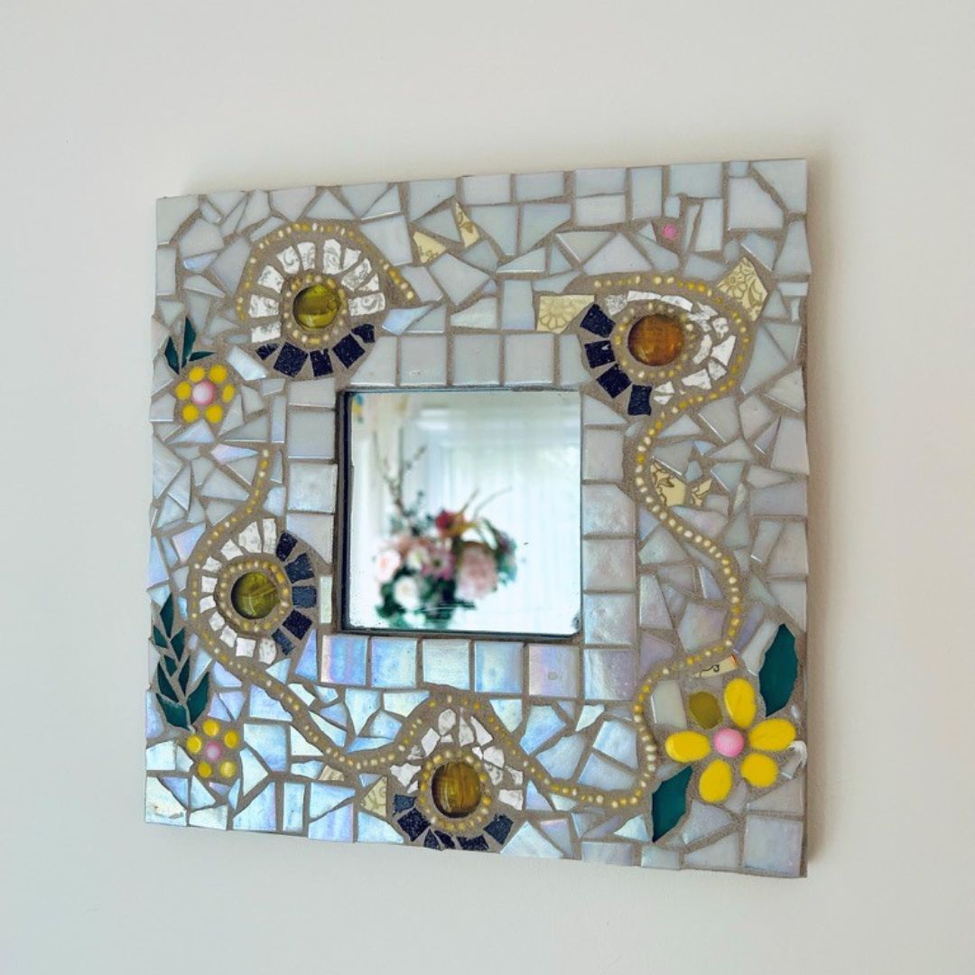 Charming Mosaic Mirror Workshop