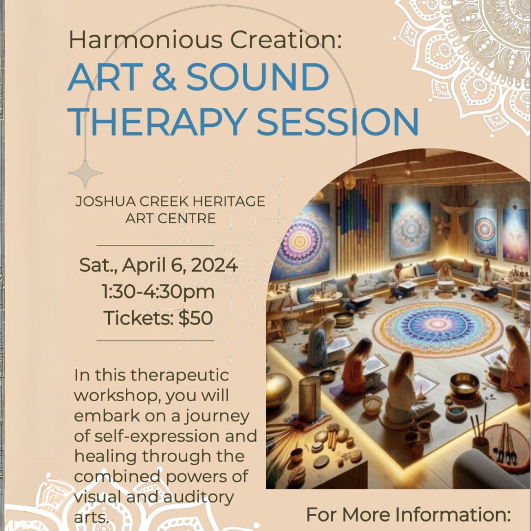 Harmonious Creation: Art and Sound Therapy Session