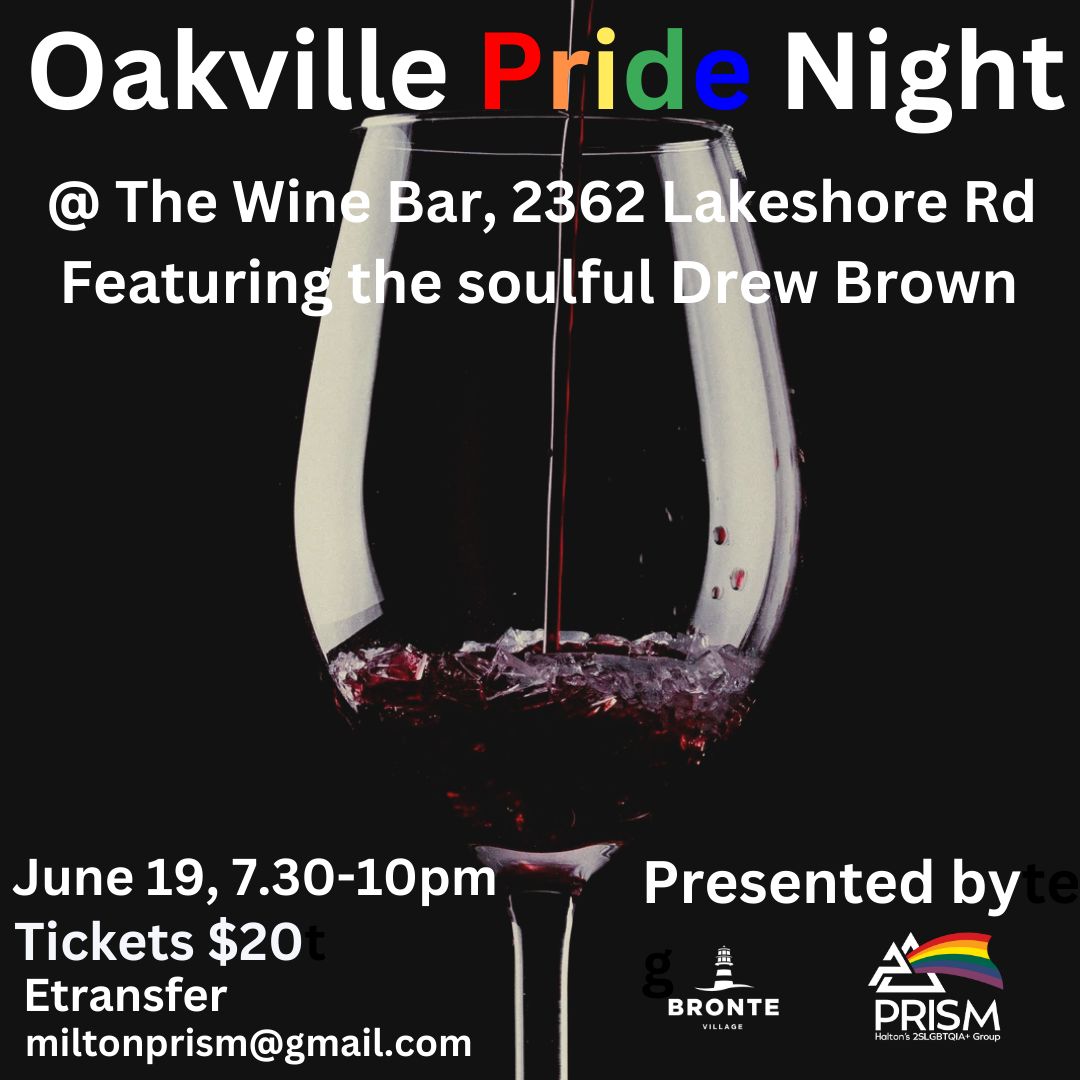 Oakville Pride Night at The Wine Bar