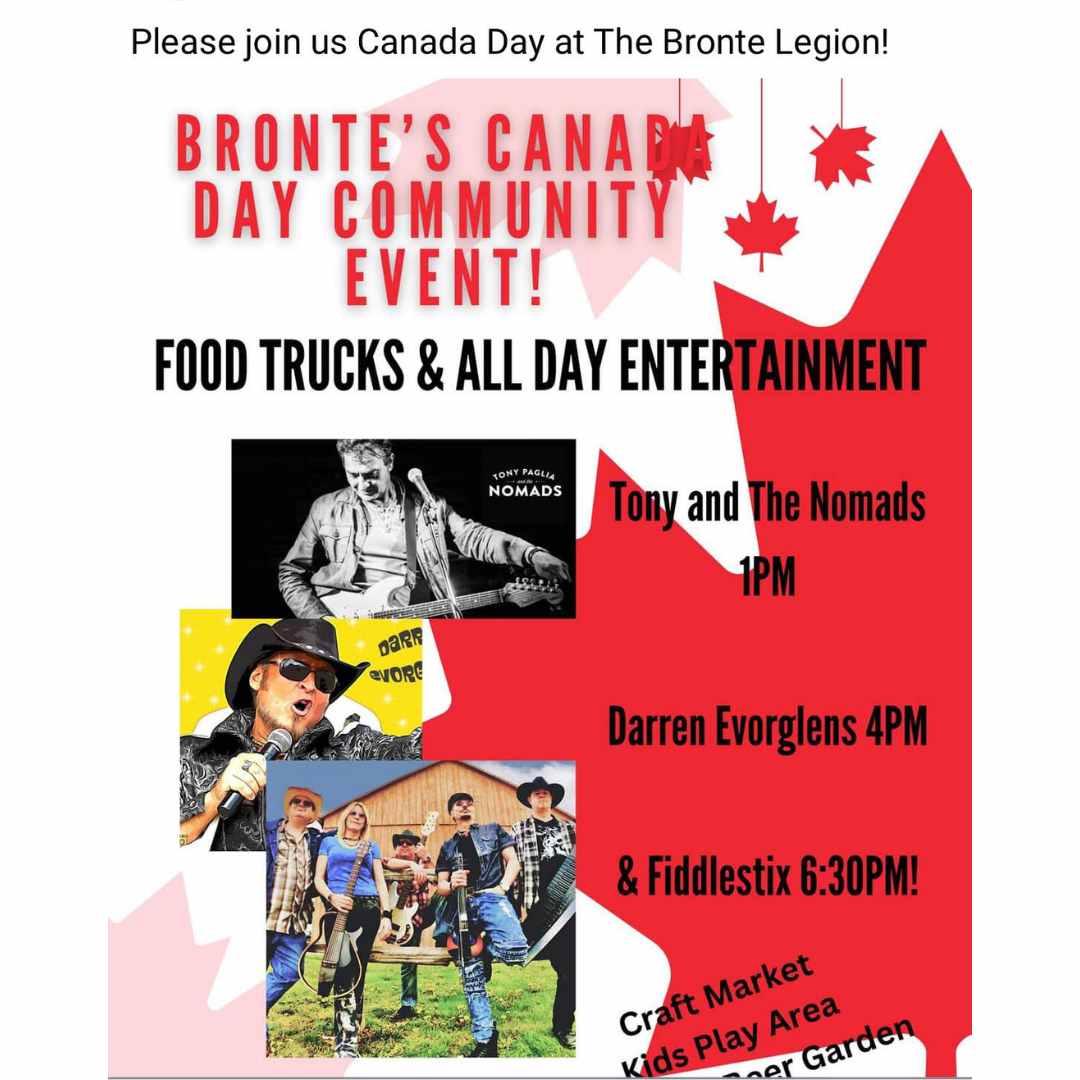 Bronte Legion's Canada Day Community Event