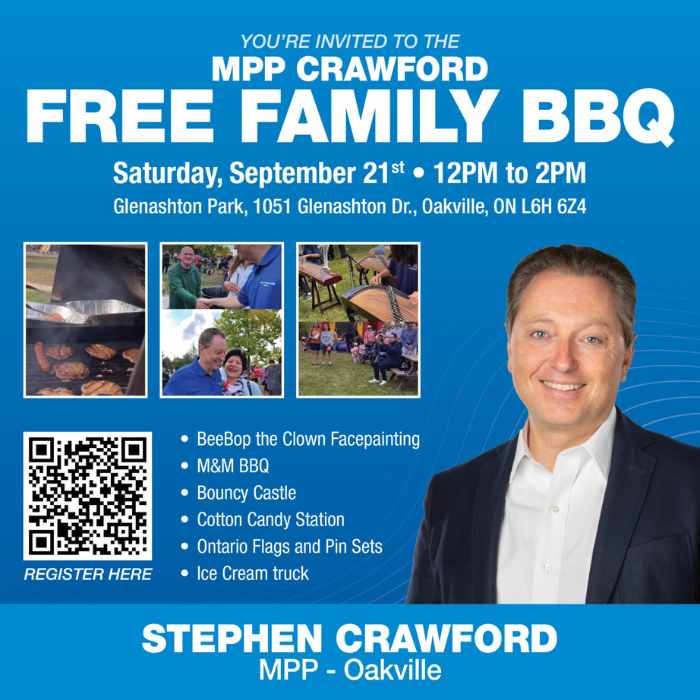 Free Family BBQ at Glenashton Park