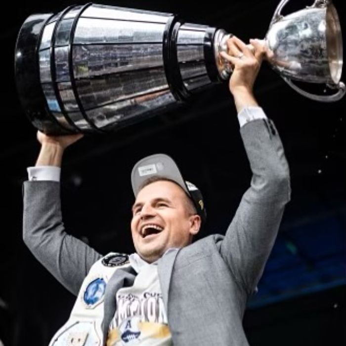 The Grey Cup comes to Water's Edge Fitness