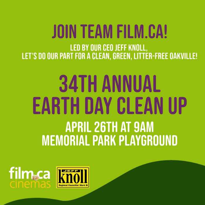 Annual Earth Day Clean-Up with Film.Ca Cinemas
