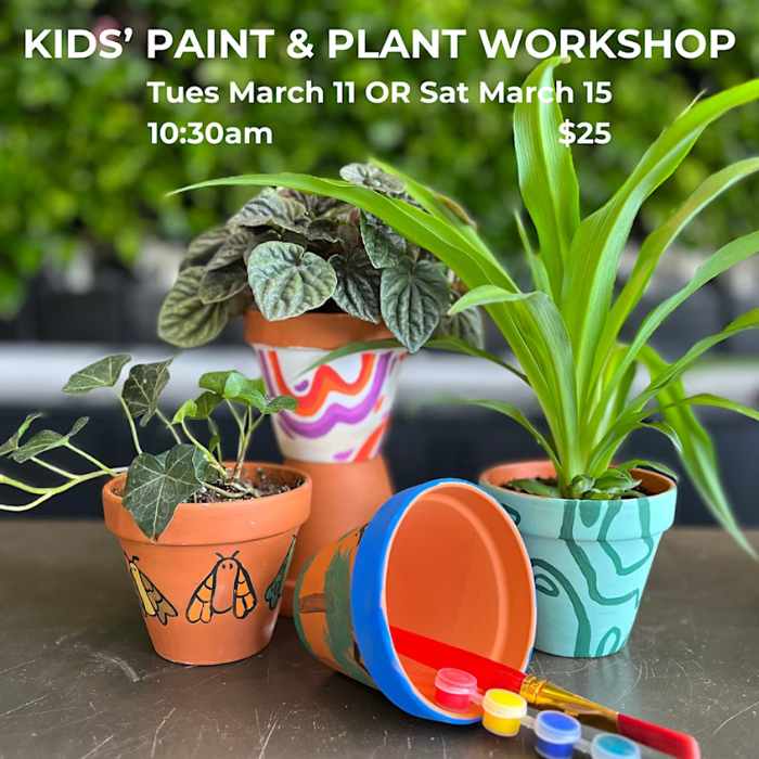 March Break Kids' Paint and Plant (March 15)