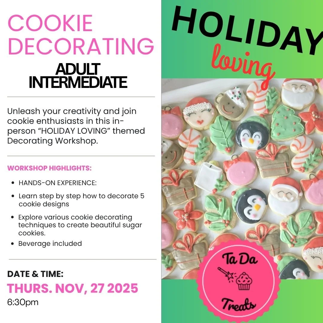 Winter Fun Cookie Decorating Workshop (Intermediate Level)