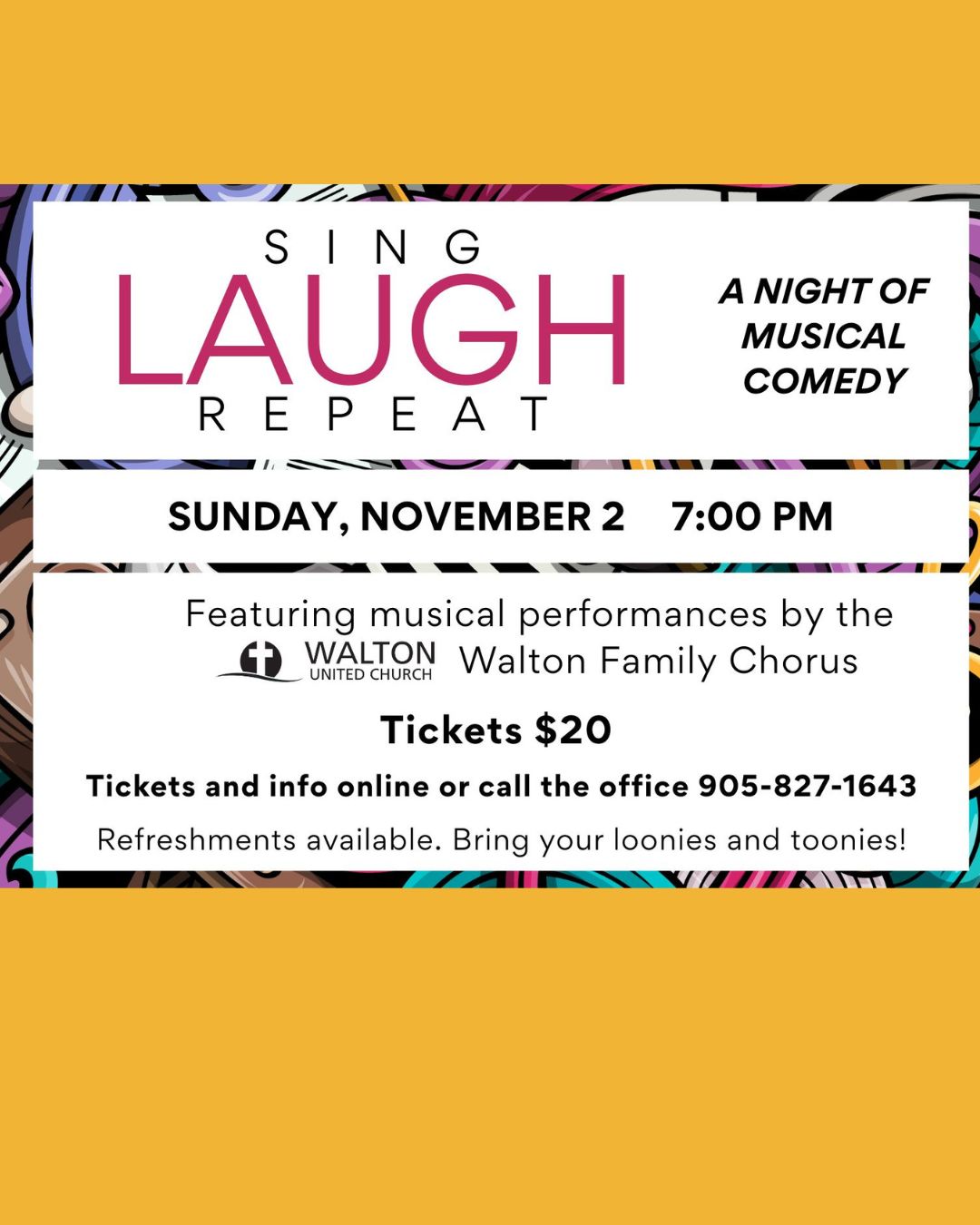Sing, Laugh, Repeat – A Musical Comedy Concert