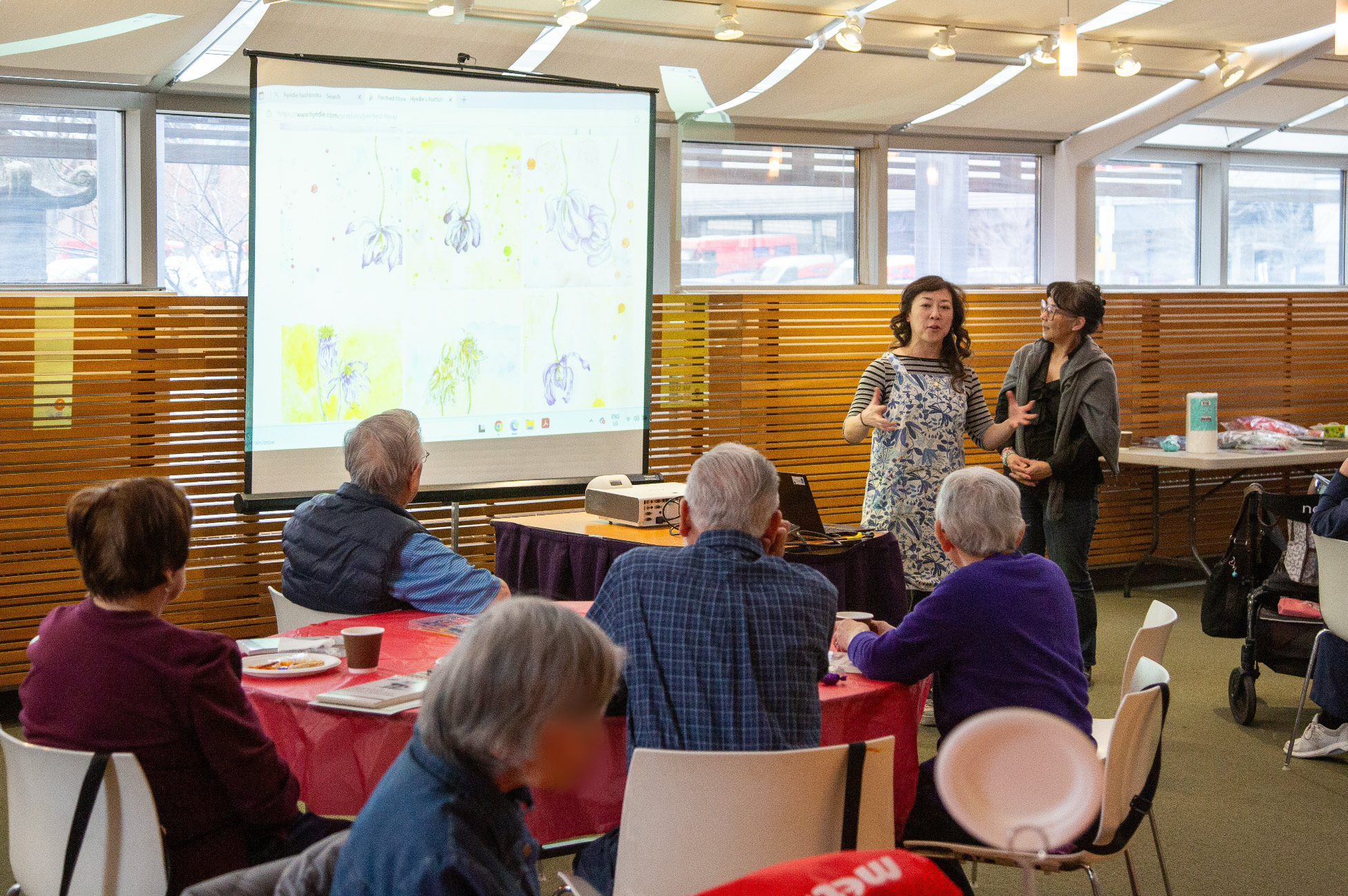 Pollinator Watercolour workshop with Hyedie Hasimoto