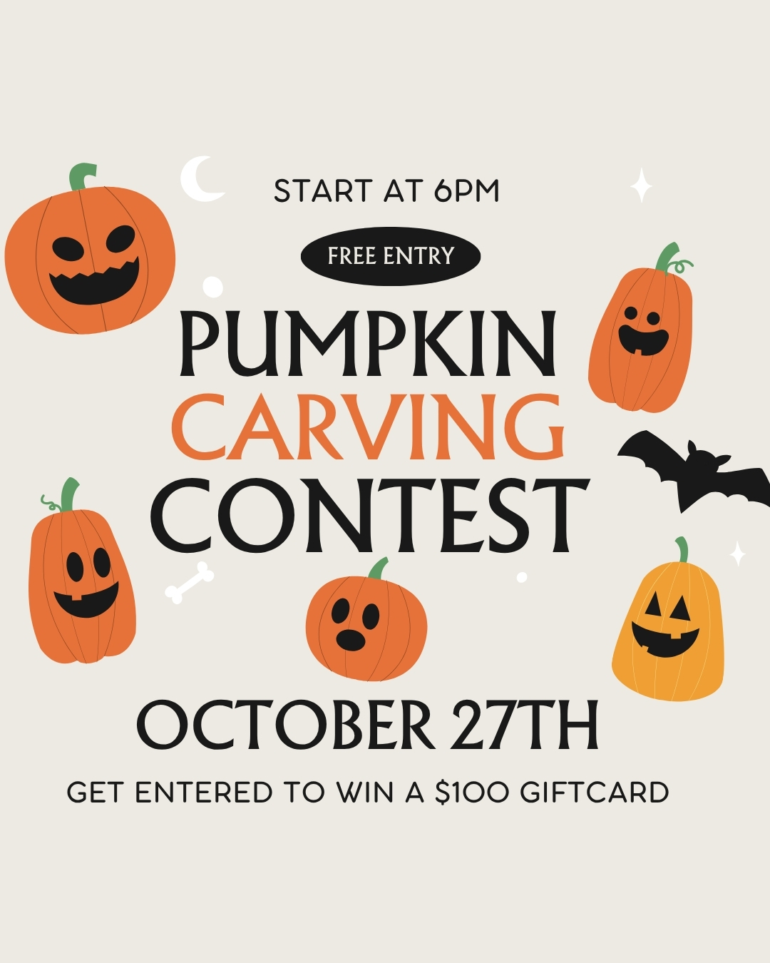 Oakville Pump Pumpkin Carving Night