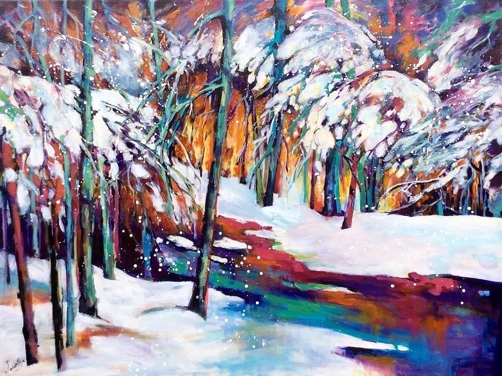 Painting Colour in Winter Landscapes
