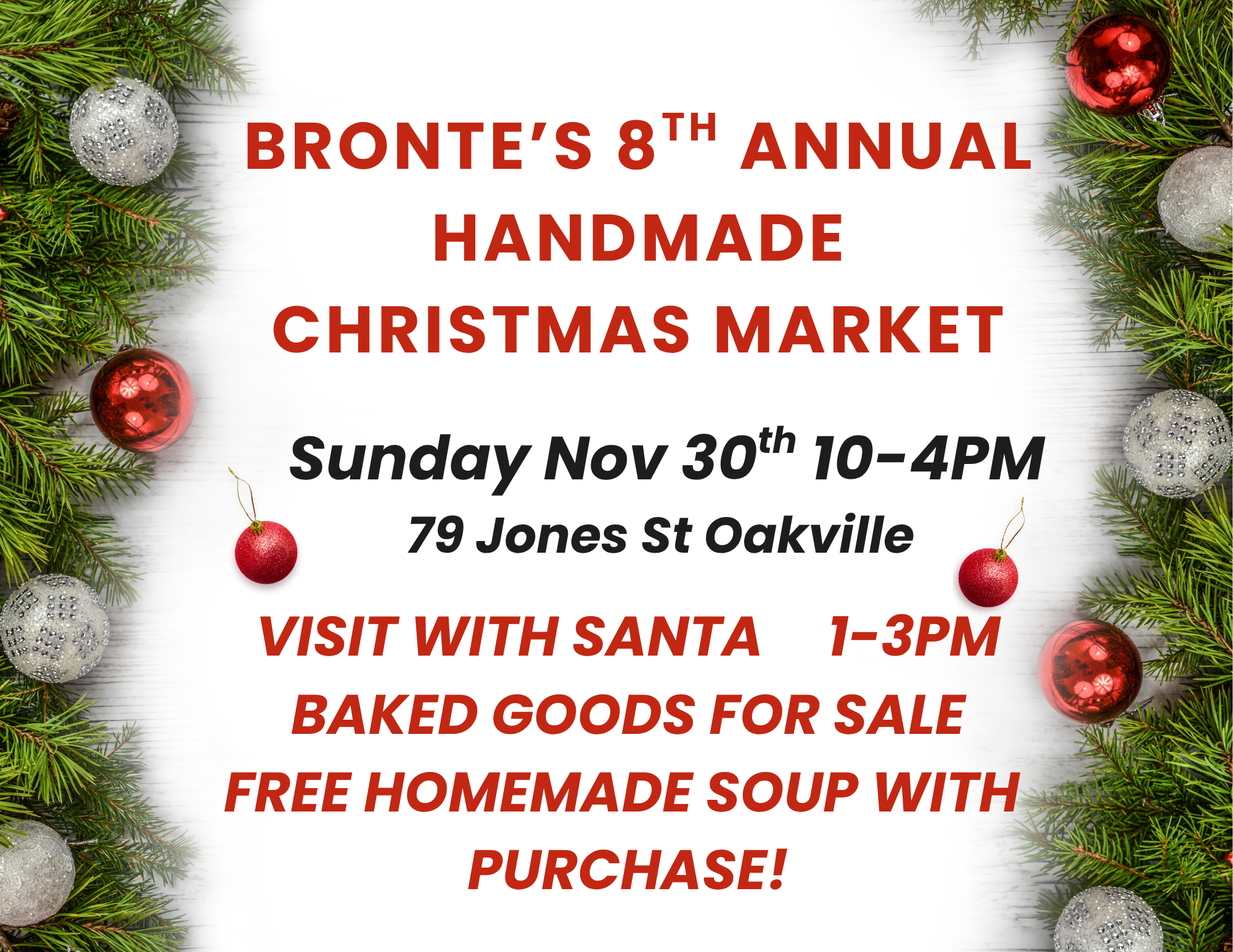 Bronte's 8th Annual Handmade Market