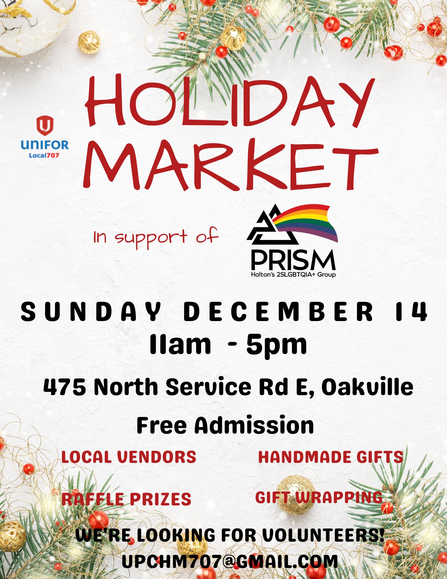Unifor Holiday Market