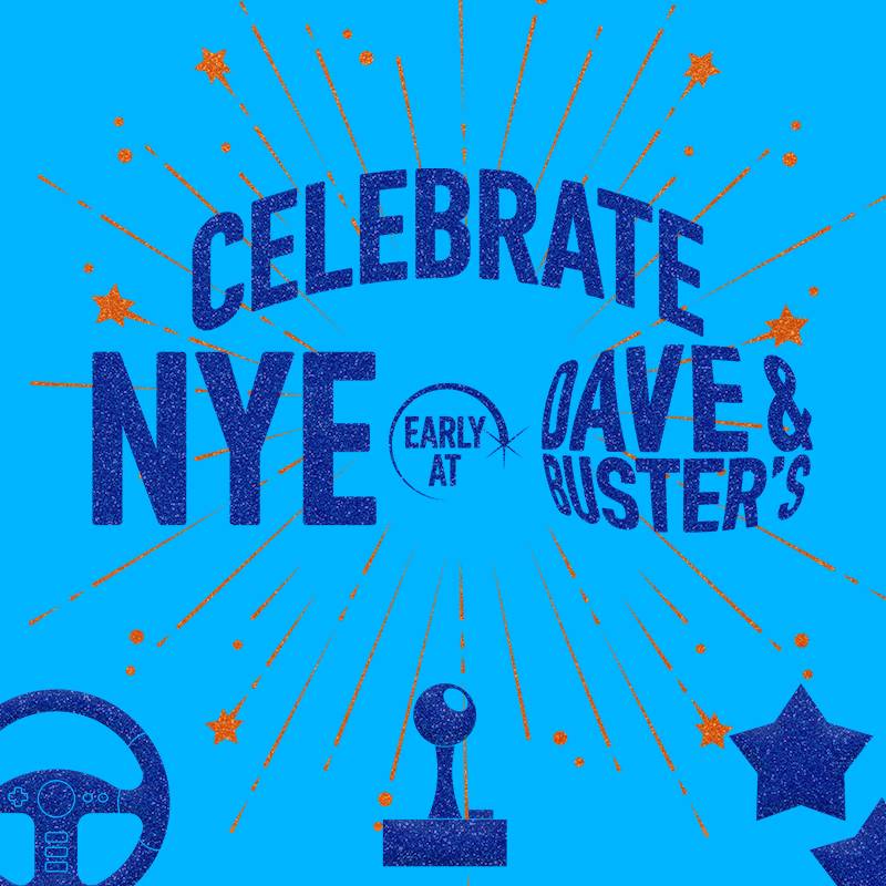 New Years Eve at Dave & Buster's - Family Friendly
