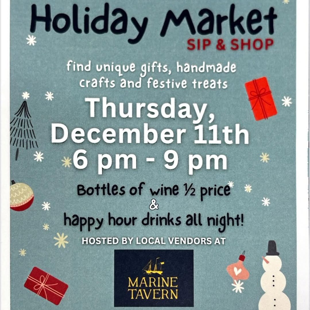 Marine Tavern: Holiday Market Sip & Shop