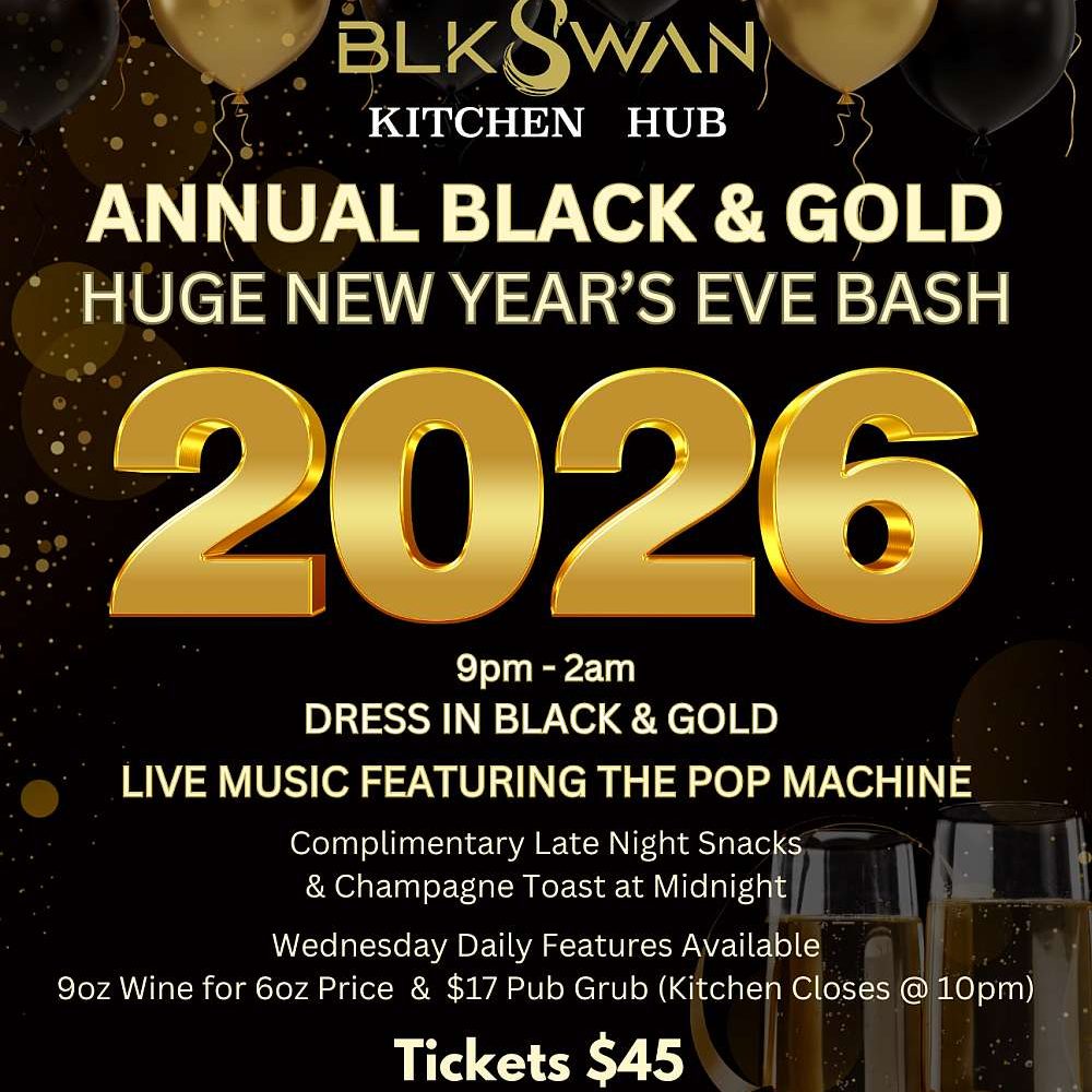 Blk Swan Oakville New Year's Eve Bash