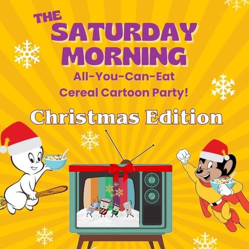 The Saturday Morning All-You-Can-Eat Cereal Cartoon Party