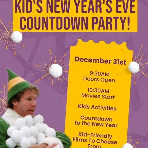 Kid's New Year's Eve Countdown Party!