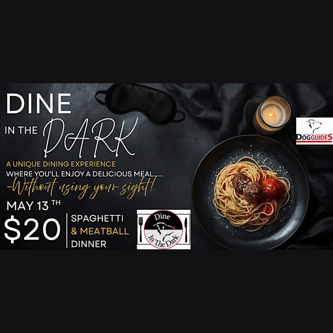 An Evening Without Sight - Dining in the Dark for Dog Guides
