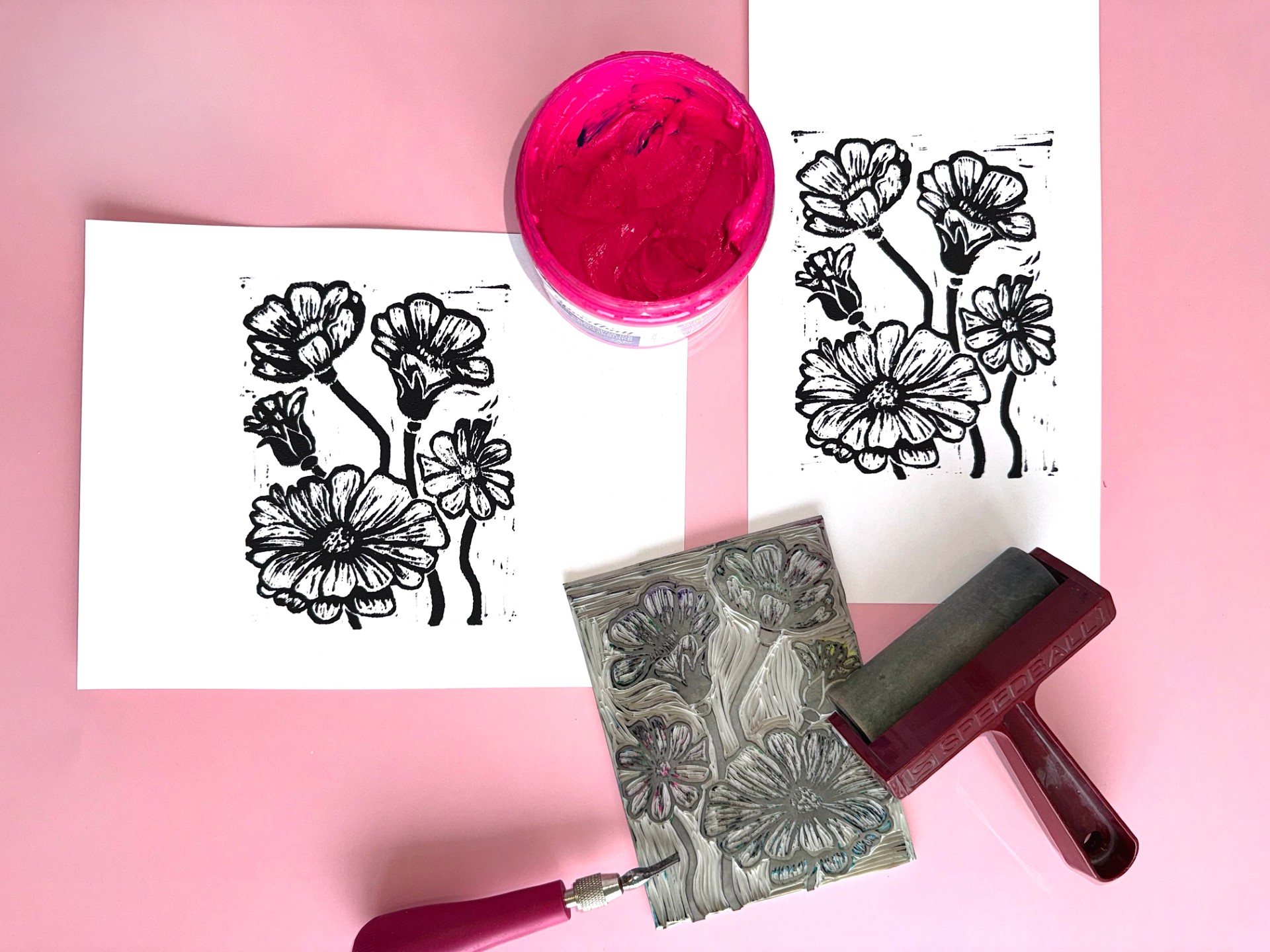 Spring Blossom Print and Sip