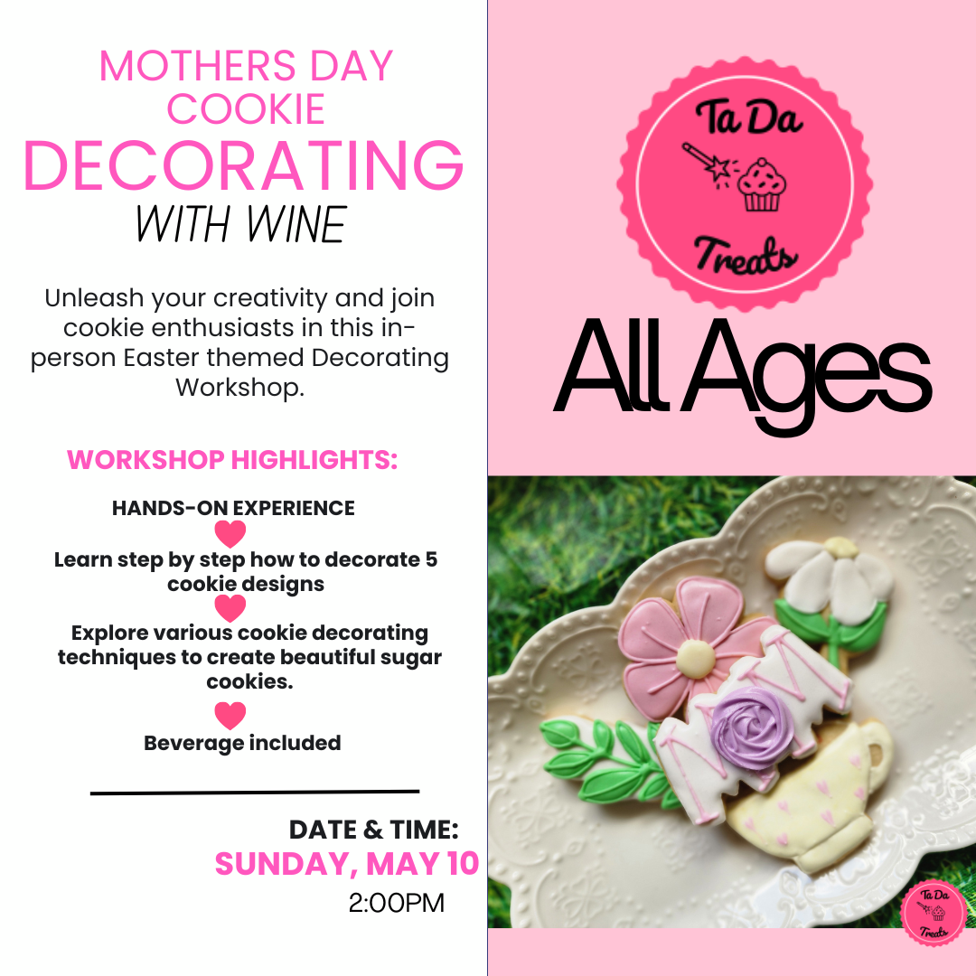 Mother's Day - Cookie Decorating with Wine