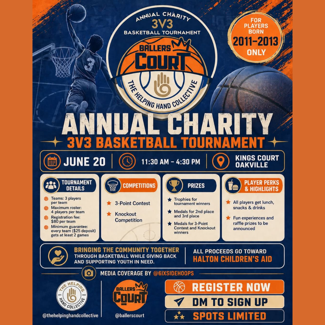 Annual Charity 3v3 Basketball Tournament