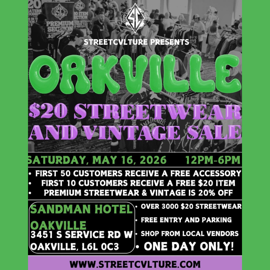 Oakville Streetwear and Vintage Sale
