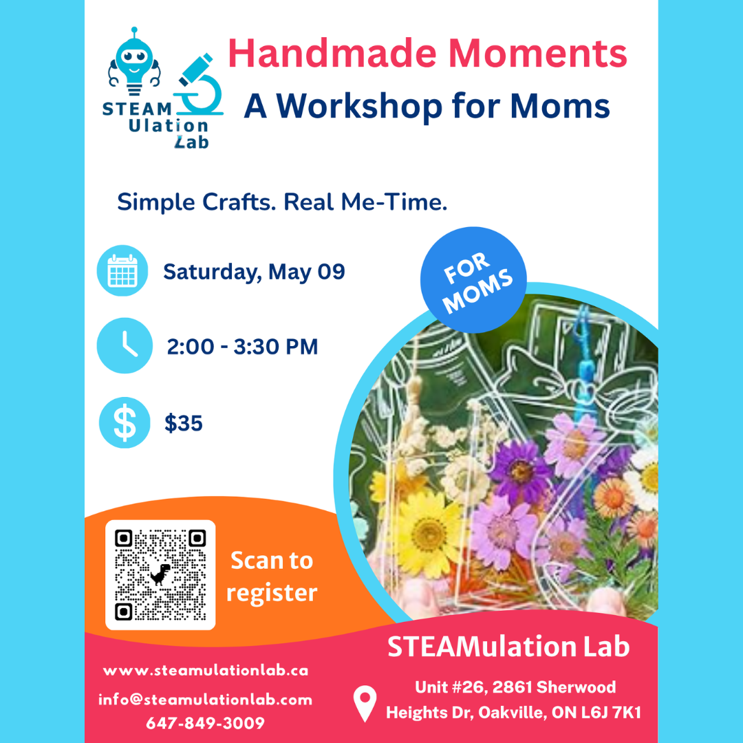 Handmade Moments: A Workshop for Moms in Oakville