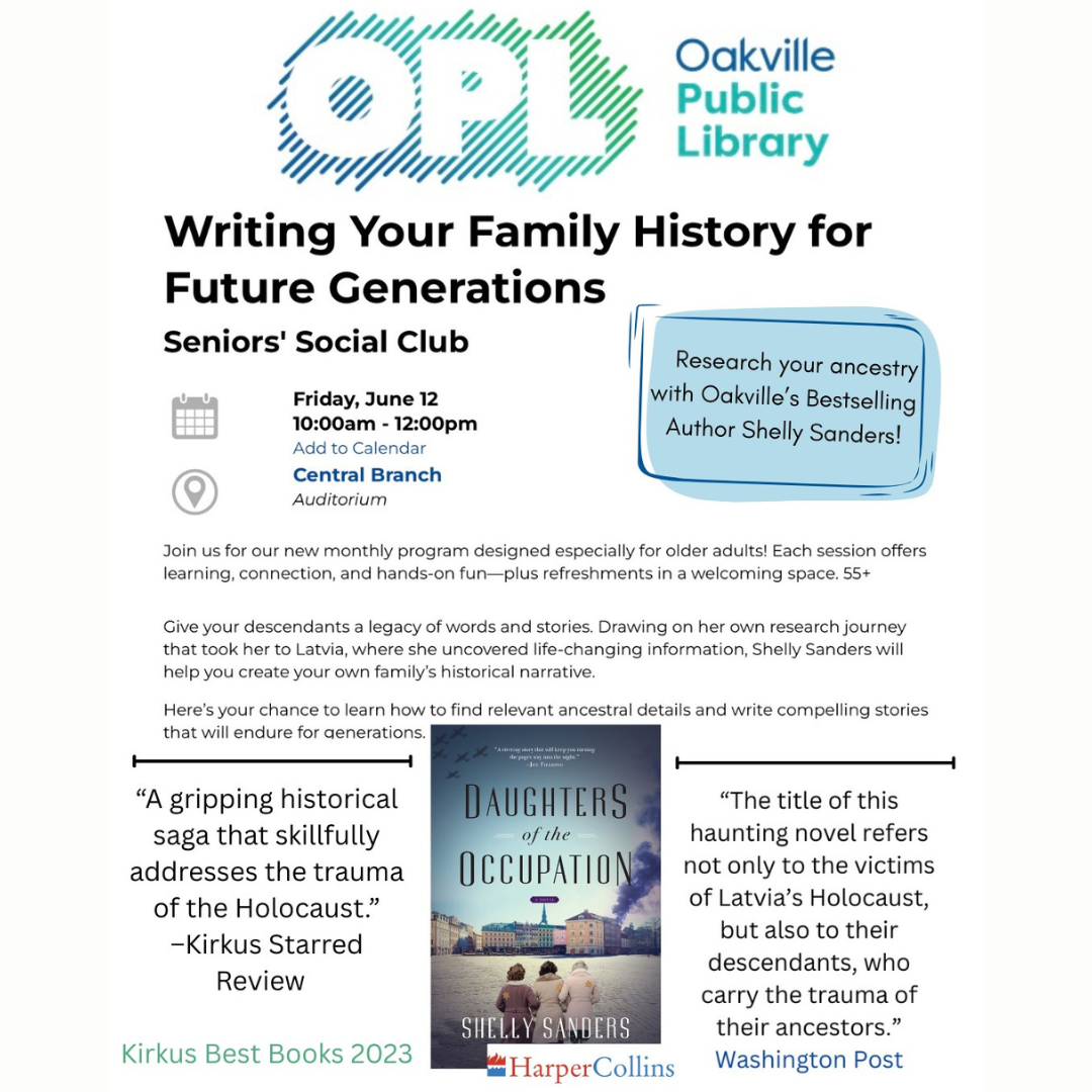 Writing Your Family History for Future Generations